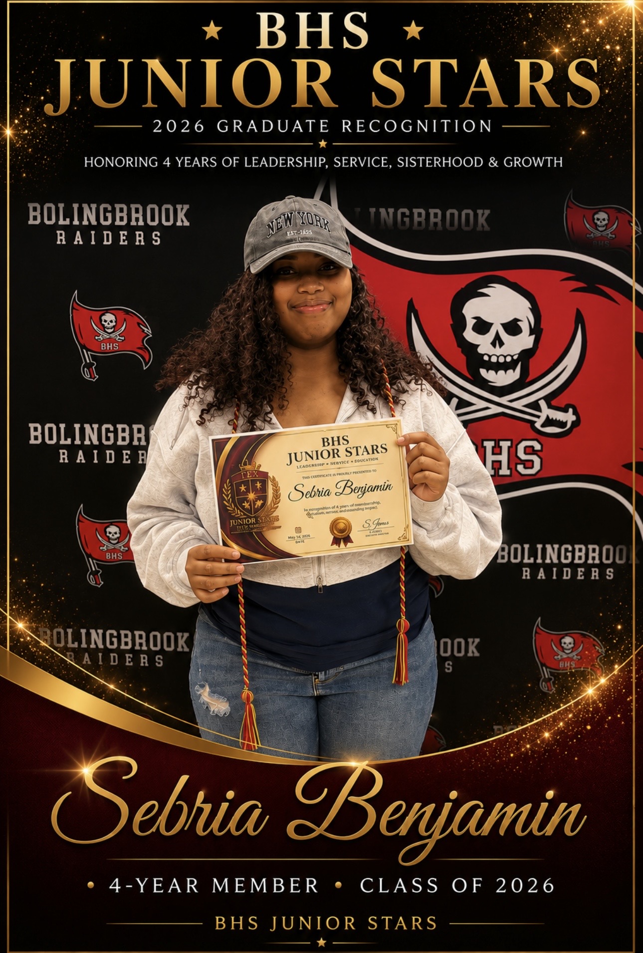 Junior Stars 2026 Graduate — Sebria Benjamin